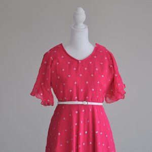 Party Wear Pink Dress